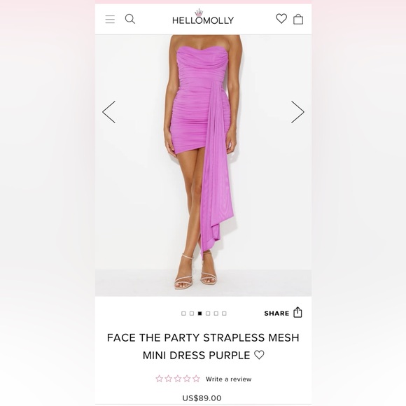 Hello Molly homecoming/prom dress - Picture 1 of 7